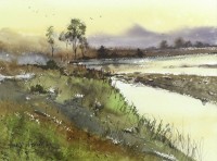 Arif Ansari, 11 x 15 Inch, Water Color on Paper, Landscape Painting, AC-AA-053